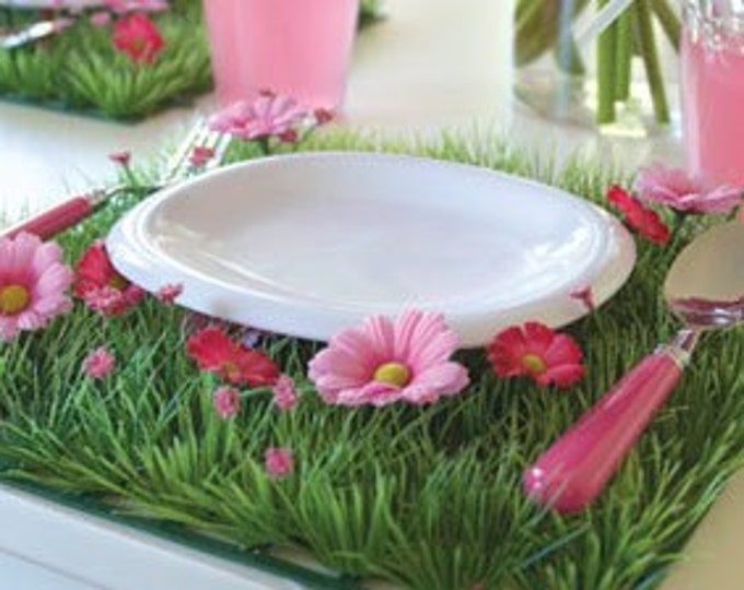Daisy Grass Placemats for Birthday Parties or Every Day Fun Etsy