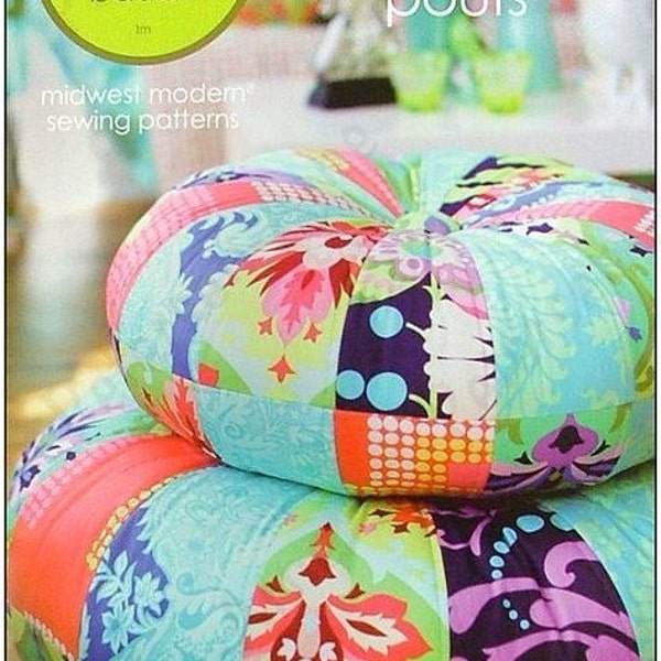 Amy Bulter Honey Bun Pouf Pillow Sewing Patterns