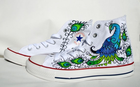 peacock converse sneakers