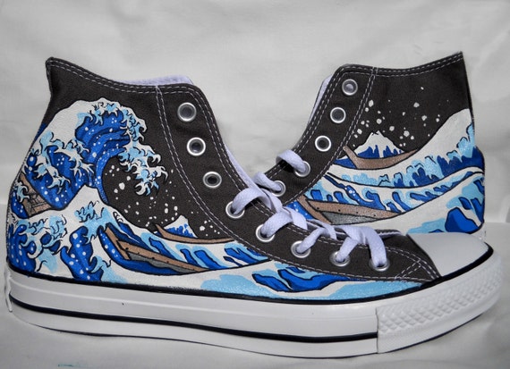 painted converse low tops