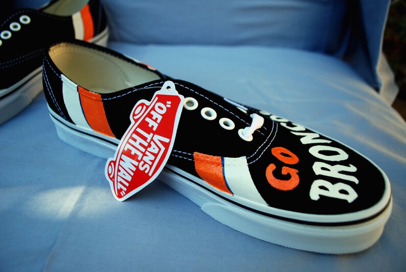 Custom Painted Sports Team Shoes Etsy