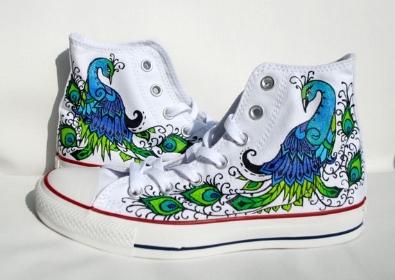 peacock converse sneakers
