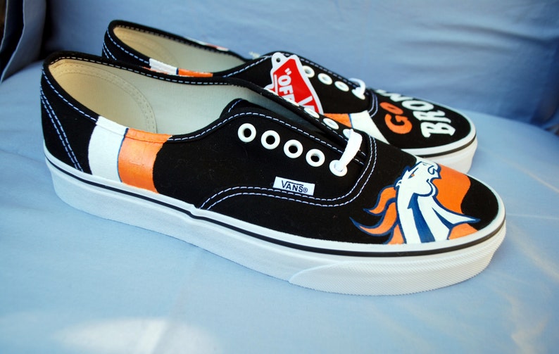 Custom Painted Sports Team Shoes Etsy