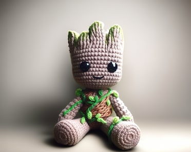 Baby groot crochet toy Etsy