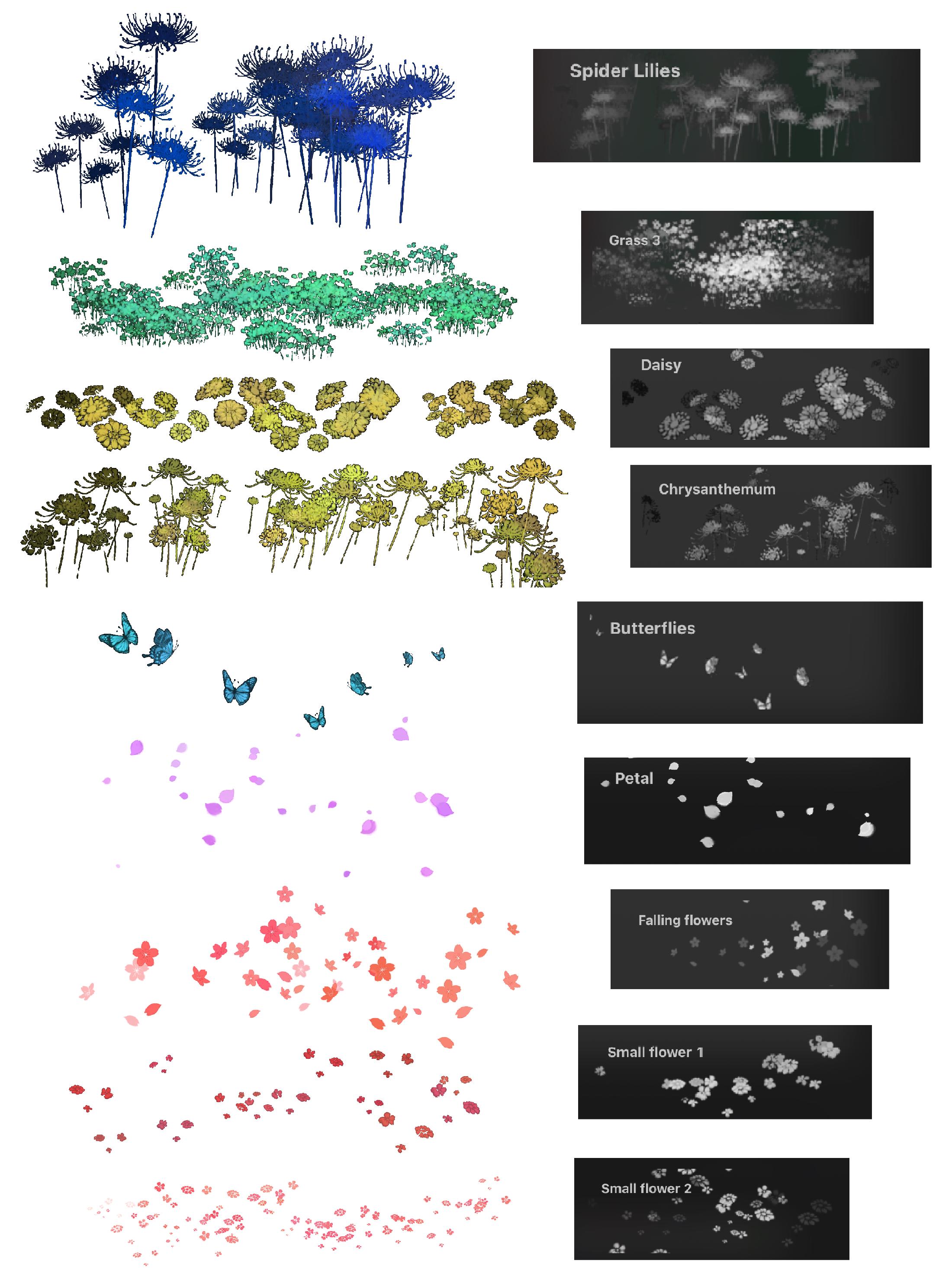 27 Procreate Flower Brushes - Etsy