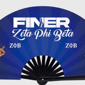 Zeta Phi Beta clack fan