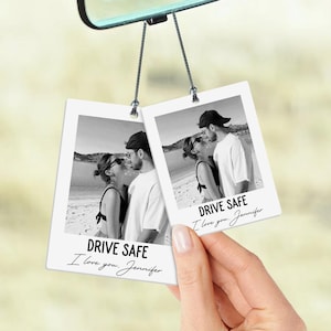 Deodorante per auto di San Valentino, profumo per auto, decorazione per auto con foto personalizzata, accessorio per auto personalizzato, ciondolo per auto, gancio per auto, regalo di San Valentino