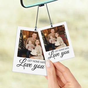 Custom Photo Car Air Freshener/Photo Freshener/Personalized Gift For Family, Friends, Boyfriend Or Girlfriend/Custom Car Accessories Present