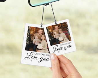 Custom Photo Car Air Freshener/Photo Freshener/Personalized Gift For Family, Friends, Boyfriend Or Girlfriend/Custom Car Accessories Present