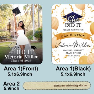 Custom Graduation Fans, Graduation Celebration Fans, Class of 2026 ...