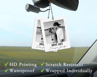 Valentines Custom Car Scent, Valentines Photo Car Freshener, Personalized Car Accessory, Air Freshener, Car Scent, Custom Photo Car Ornament