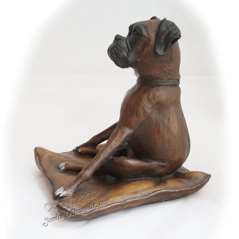 large boxer statue