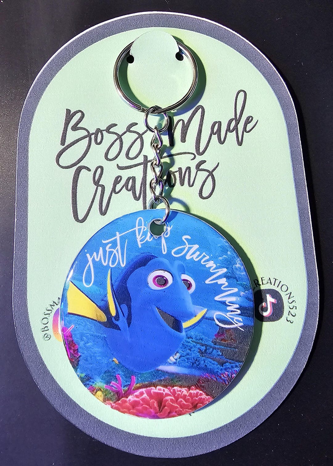 Custom Acrylic 2-inch Keychain, Personalized Photo, Acrylic Round ...