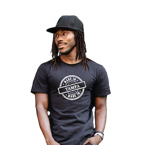 Made in Tampa, Crew Neck T-Shirt, Tampa T-Shirt, Fashion, Tampa Born, Casual T-Shirt, Man Shirt, Men&#39;s Tee, Print T-Shirt, Tampa, Florida