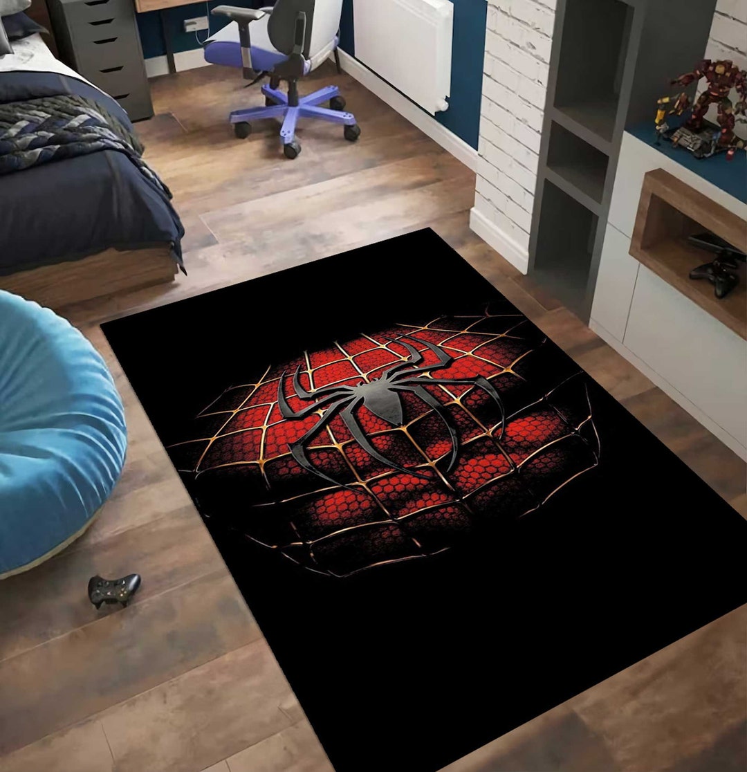 Spider-man Rug, Personalized Spider-man Gift Rug, Spiderman Costume Rug ...