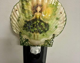 Irish Shamrock Fairy Night Light