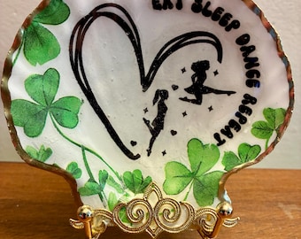 Irish Step Dancer Trinket Dish: “Eat, Sleep, Dance,Repeat!”