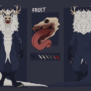Fursona referensblad.