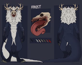 Fursona Reference Sheets.