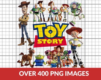 Toy Story PNG, Toy Story Clipart, Buzz Lightyear Woody PNG, Make your own Toy Story shirt iron on or Birthday Printable