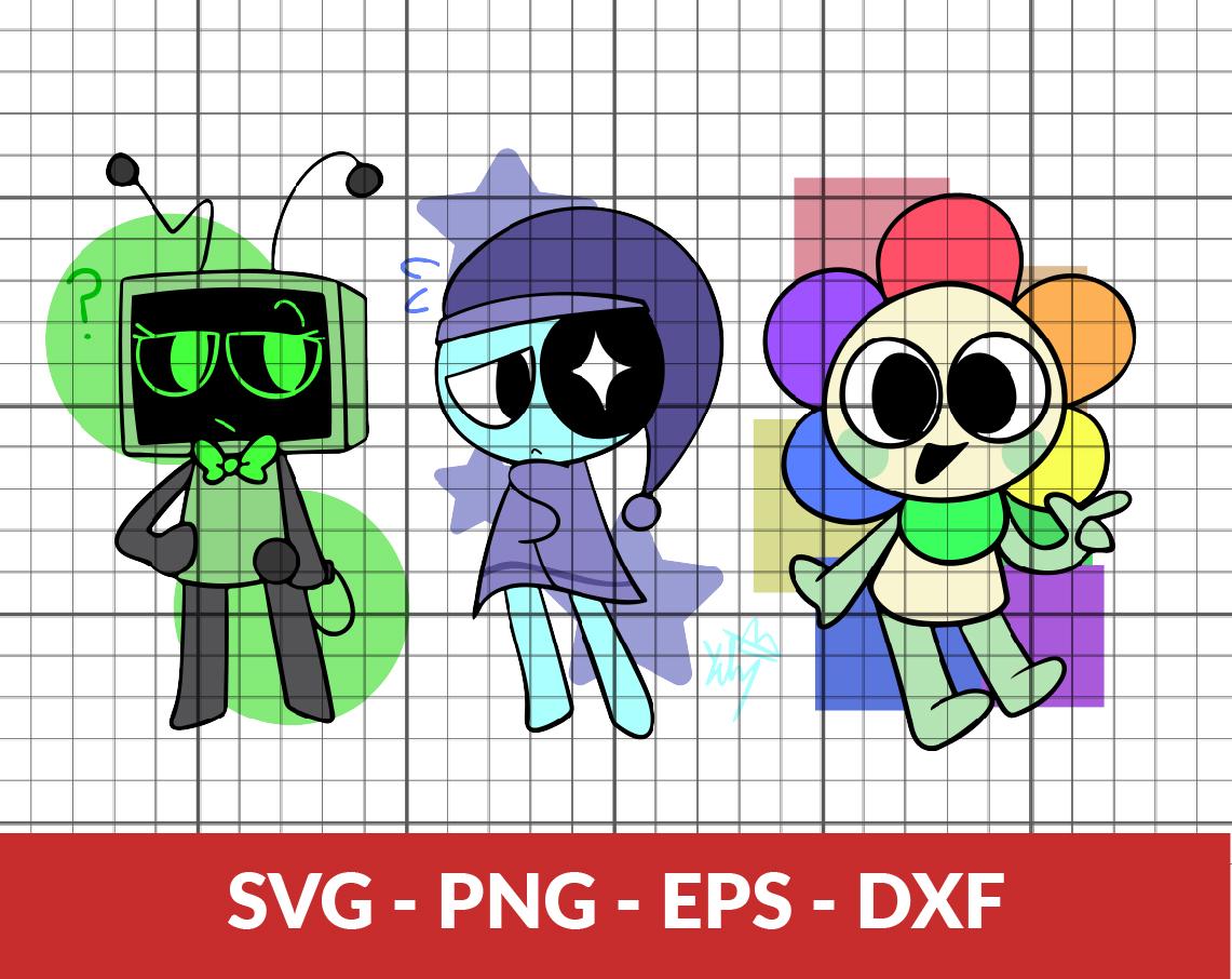 Dandy's World Svg Files for Cricut and Silhouette, Dandy Vee Astro Dandy’s World SVG Clipart Digital Download | Dandy's World PNG