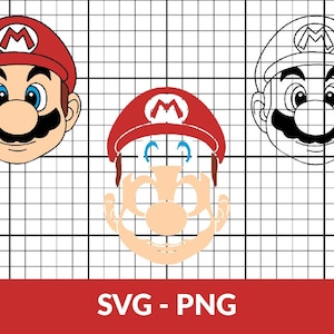 Mario SVG for cricut, Super Mario SVG cut file, Super Mario PNG, Luigi svg, Cute Super Mario Clipart, Mario cut files for cricut