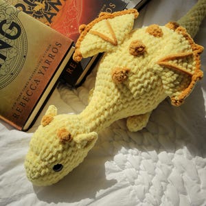 Fourth Wing Andarna Dragon Crochet Stuffed Animal Already Made | Fourth Wing Dragon Crochet Stuffed Animal Amigurumi Fourth Wing Gifts