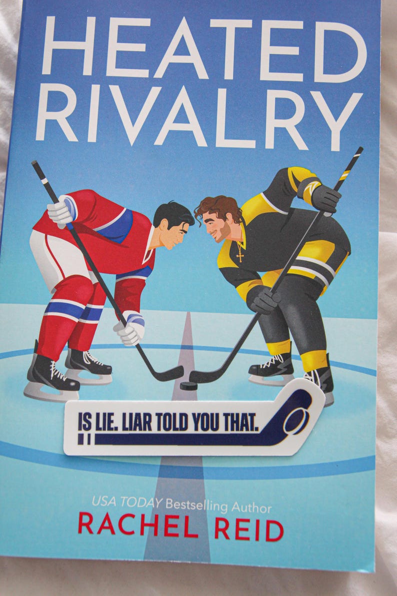 Heated Rivalry "Is Lie. Liar Told You That" Ilya Rozanov sticker | Waterproof Glossy Laminated Sticker for Kindle image 2
