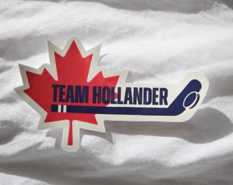 Heated Rivalry Team Hollander Sticker | Waterproof Glossy Sticker for Kindle