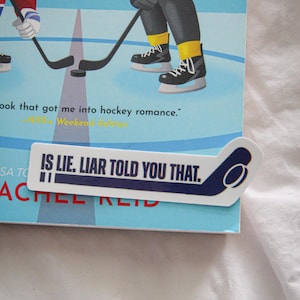 Heated Rivalry "Is Lie. Liar Told You That" Ilya Rozanov sticker | Waterproof Glossy Laminated Sticker for Kindle
