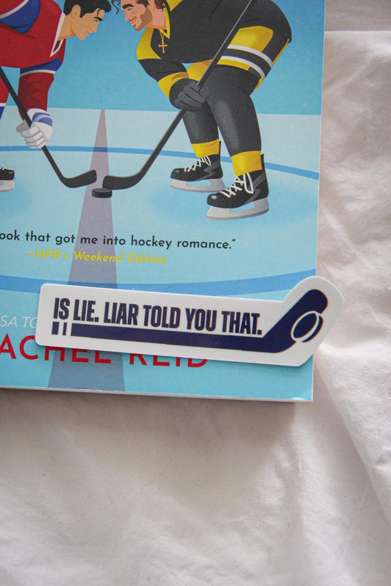 Heated Rivalry "Is Lie. Liar Told You That" Ilya Rozanov sticker | Waterproof Glossy Laminated Sticker for Kindle