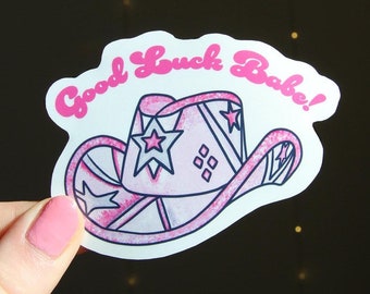 Chappell Roan Good Luck Babe  Sticker | Waterproof Glossy Sticker for Kindle