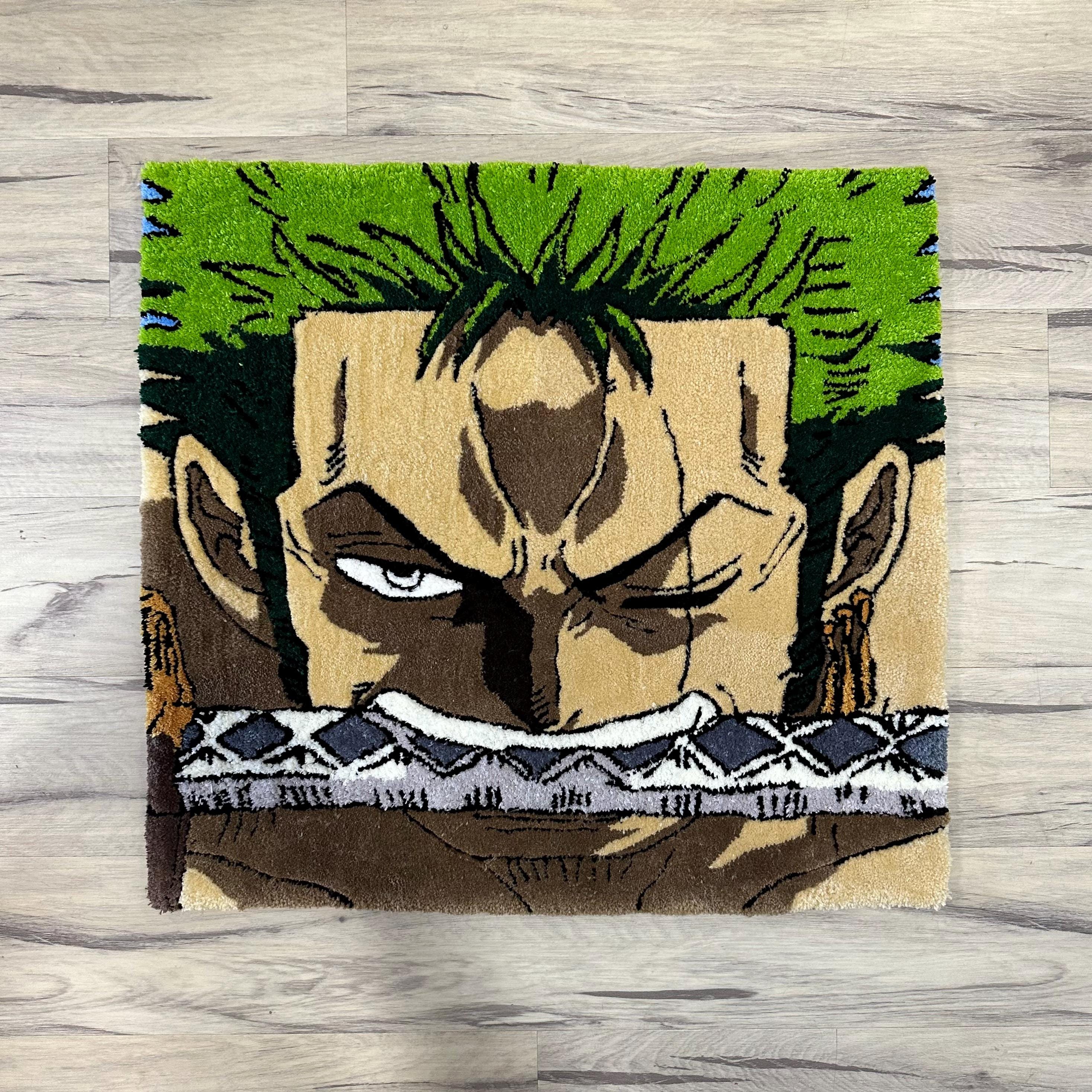 Handmade Zoro Tufted Rug Carpet | One Piece | Anime | Gift - Etsy