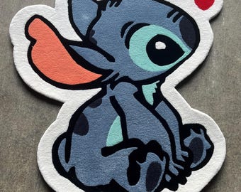 Handmade Stitch Cartoon cute tufted rug carpet | gift | cozy home decor