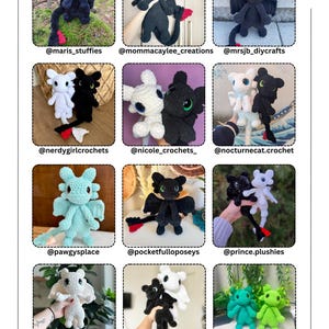 PLUSHIE Version - Nova the Fury Dragon PDF Crochet Pattern - Etsy