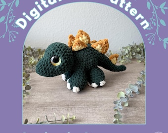 Stanley the Stegosaurus PDF Crochet Pattern