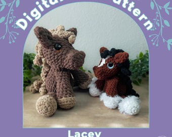 Lacey the Cuddly Horse Crochet Pattern