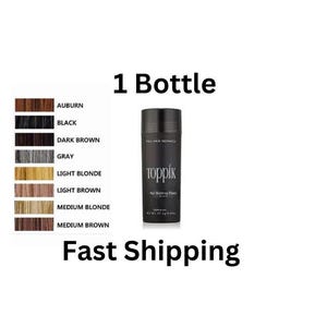 Toppik Dunkelbraun Schwarz Mittelbraun Grau Hellblond Mittelblond 27.5g Toppik Haaraufbau- & Verdickungsfaser