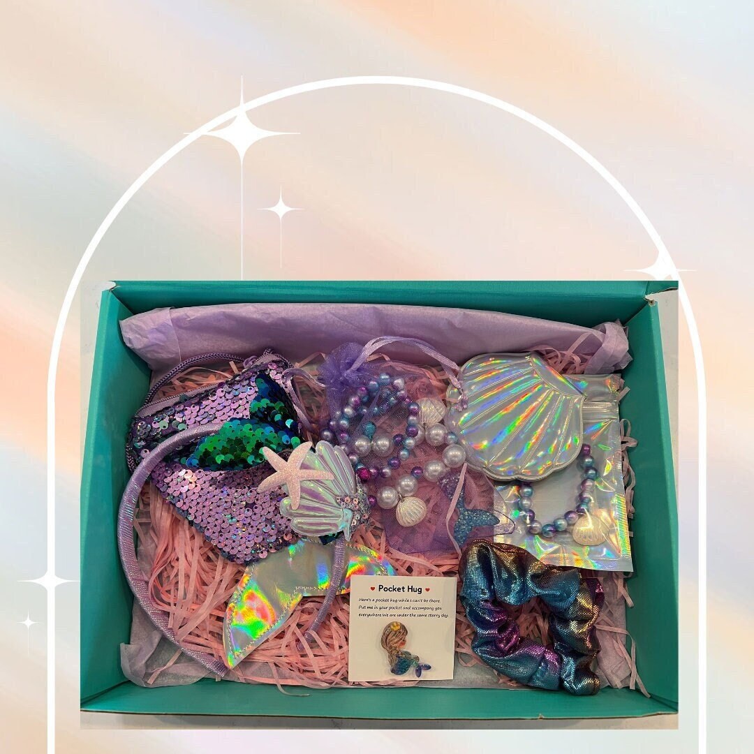 Gift Box Girls Mermaid Surprise Girls Birthday Treat Toddler ...