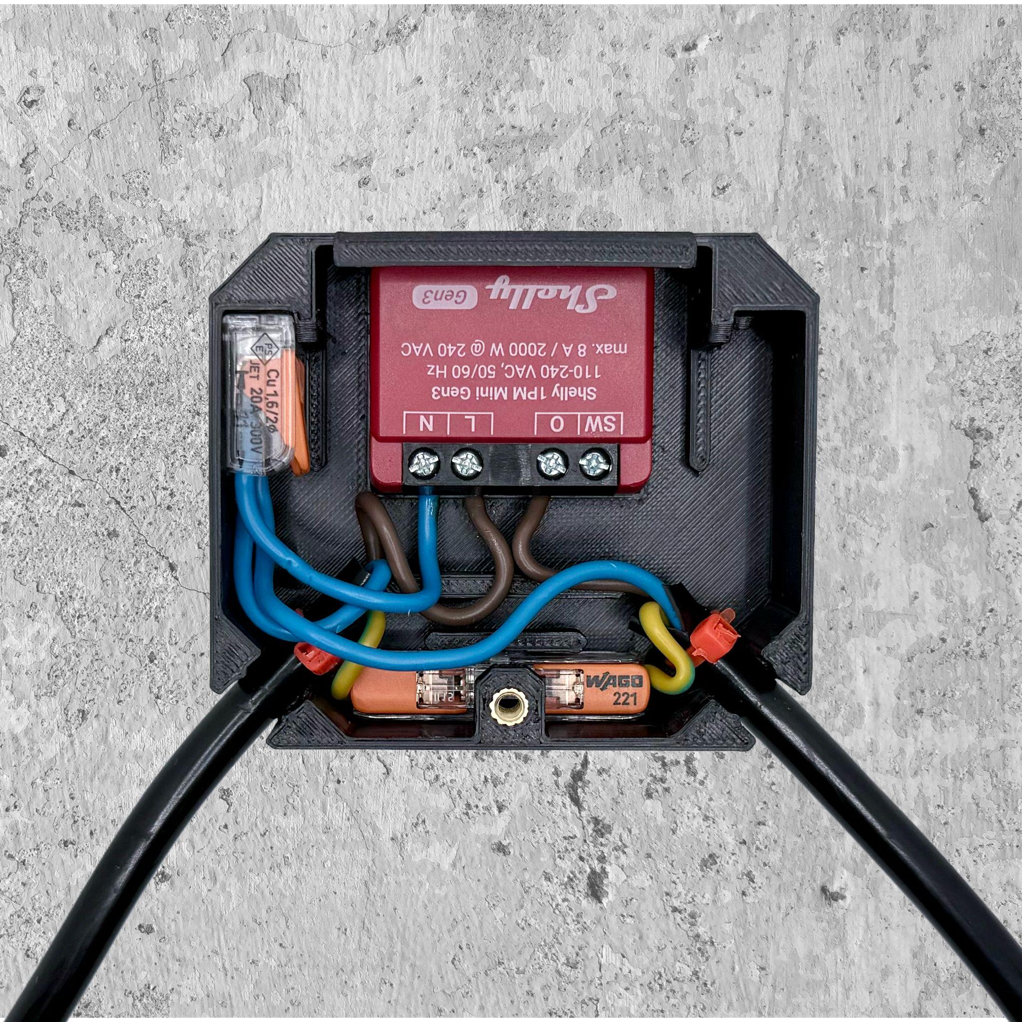 Shelly Box Shelly ASA Junction Box | Housing for Shelly 1 / 1PM / Mini | Incl ...