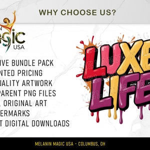 Luxe Life Png Sublimation Design, Motivational Png, Graffiti Art Png ...