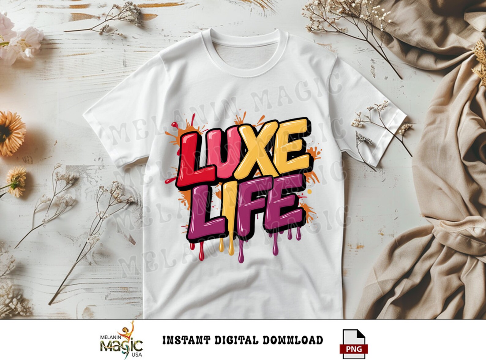 Luxe Life Png Sublimation Design, Motivational Png, Graffiti Art Png ...