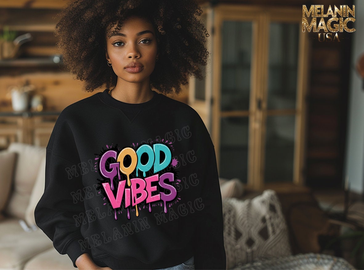 Good Vibes Png Sublimation Design, Colorful Quote Png, Positive Vibes ...