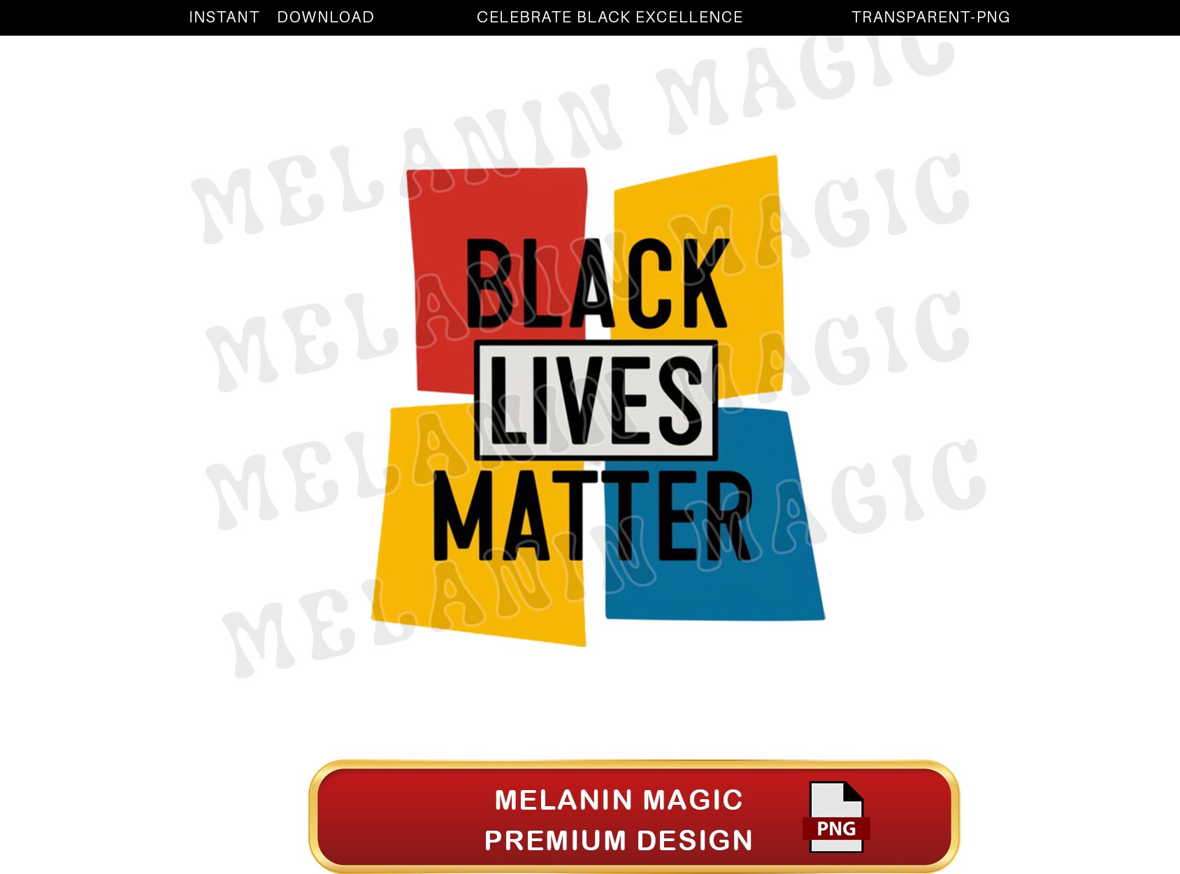BLACK LIVES MATTER Png Sublimation Design Download, Bold Statement Png ...