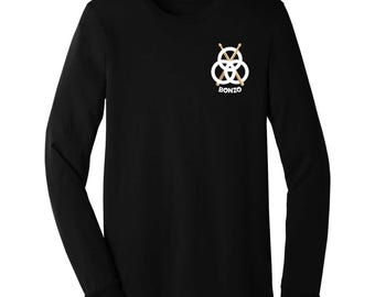 John "Bonzo" Bonham Led Zeppelin Unisex Black Long Sleeve Jersey