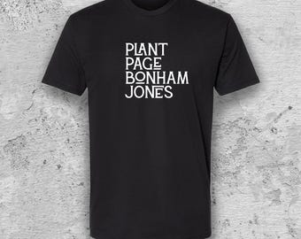Led Zeppelin Unisex Black T Shirt featuring the Legends of the band