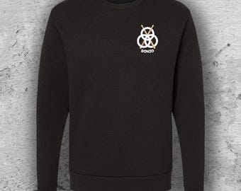 John "Bonzo" Bonham Led Zeppelin Unisex Heather Black Crewneck Sweatshirt