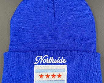 Northside Chicago Flag Beanie