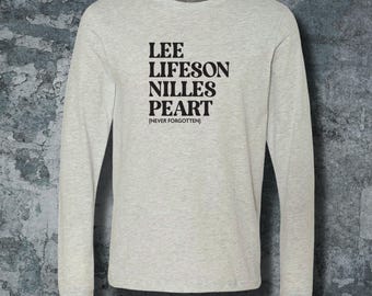 Rush Unisex Gray Long Sleeve Jersey featuring the Legends of the band