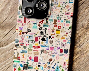 Etui na telefon Taylor Swifti Phonecase Swift Prezenty dla niej Śliczne etui na telefon dla nastoletnich fanów Tay Kelce era tancerka wielkanocna piosenka prezent dziewczyna z reputacją